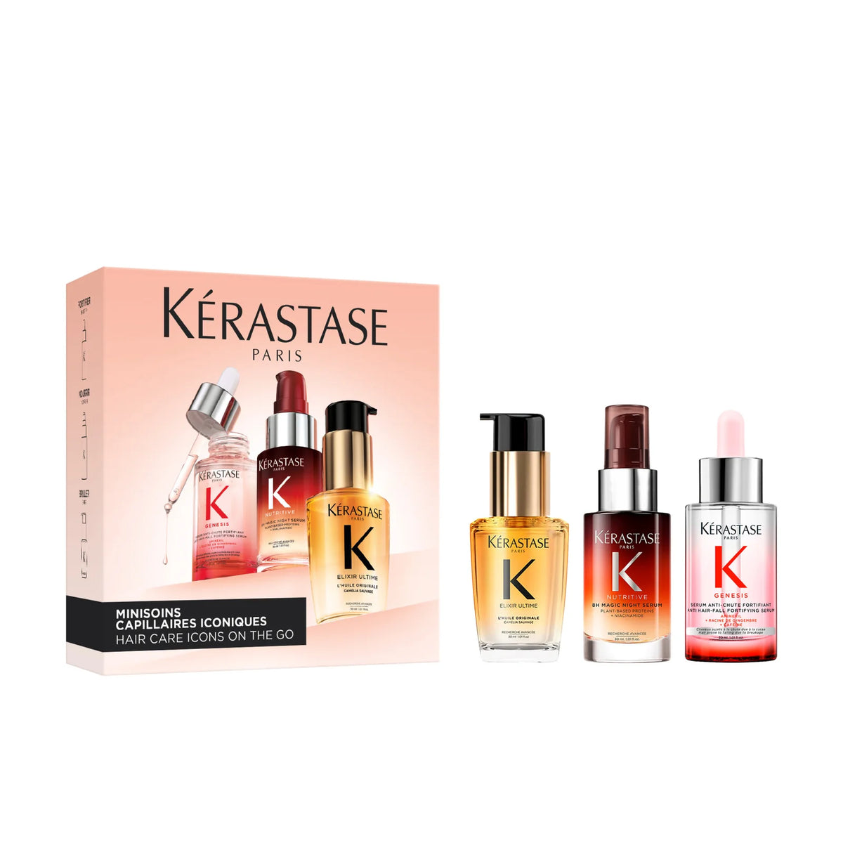 Mini Coffret De Noël Trois Sérum Soins -20% — Kérastase
