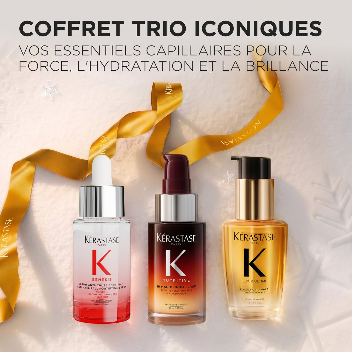Mini Coffret De Noël Trois Sérum Soins -20% — Kérastase