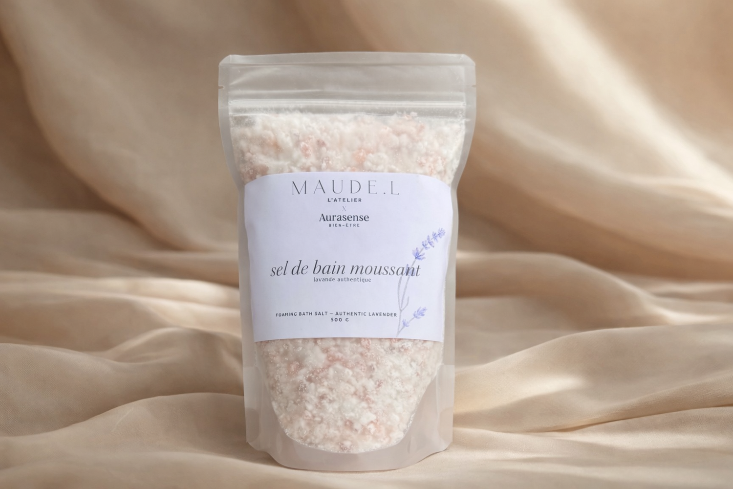 Sel de bain moussant - lavande authentique 500g