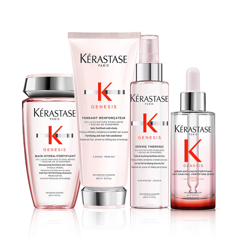 Routine Genesis anti-chute causée par la casse pour cheveux fins à mi-épais