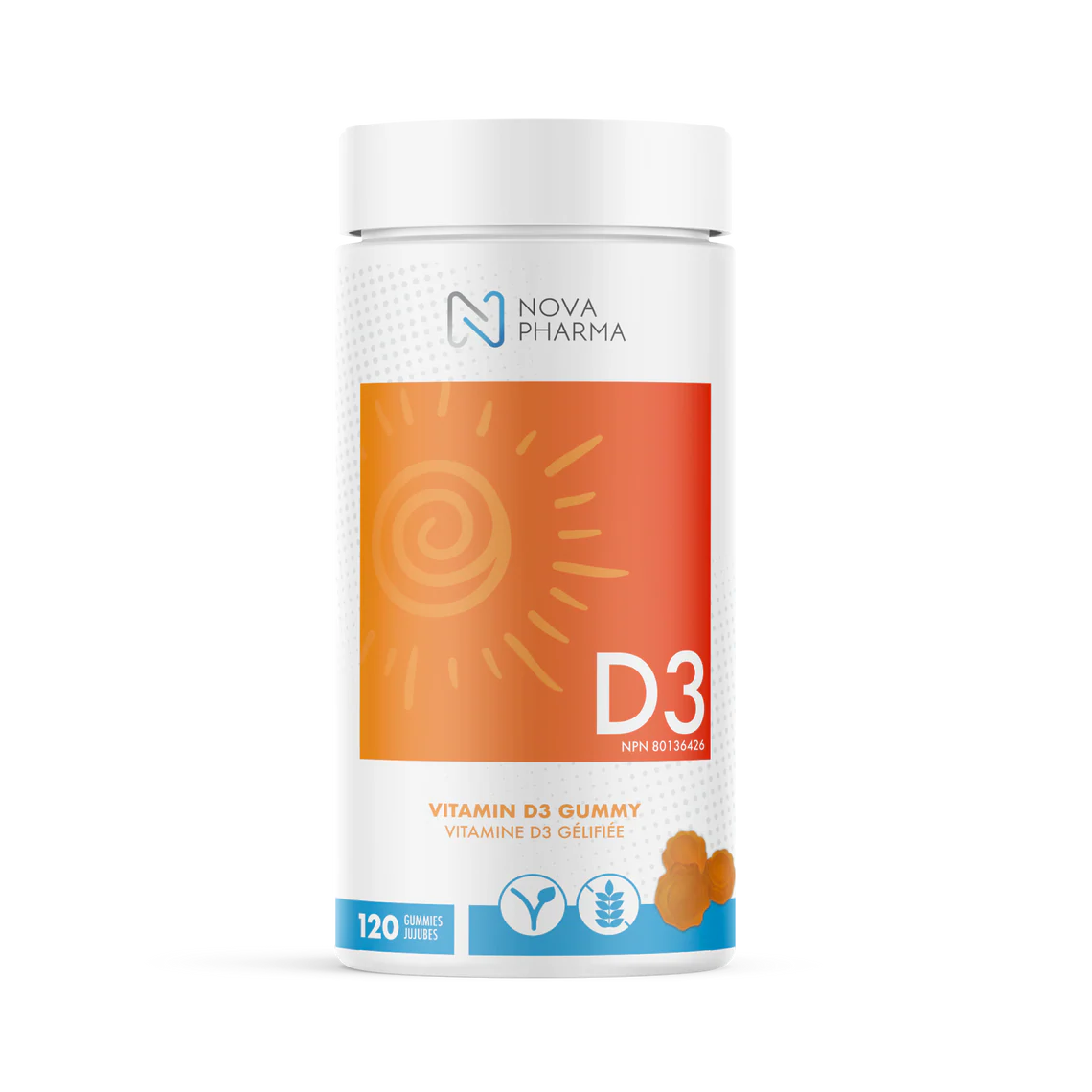 VITAMIN D3 VEGAN GUMMIES - 1000 IU