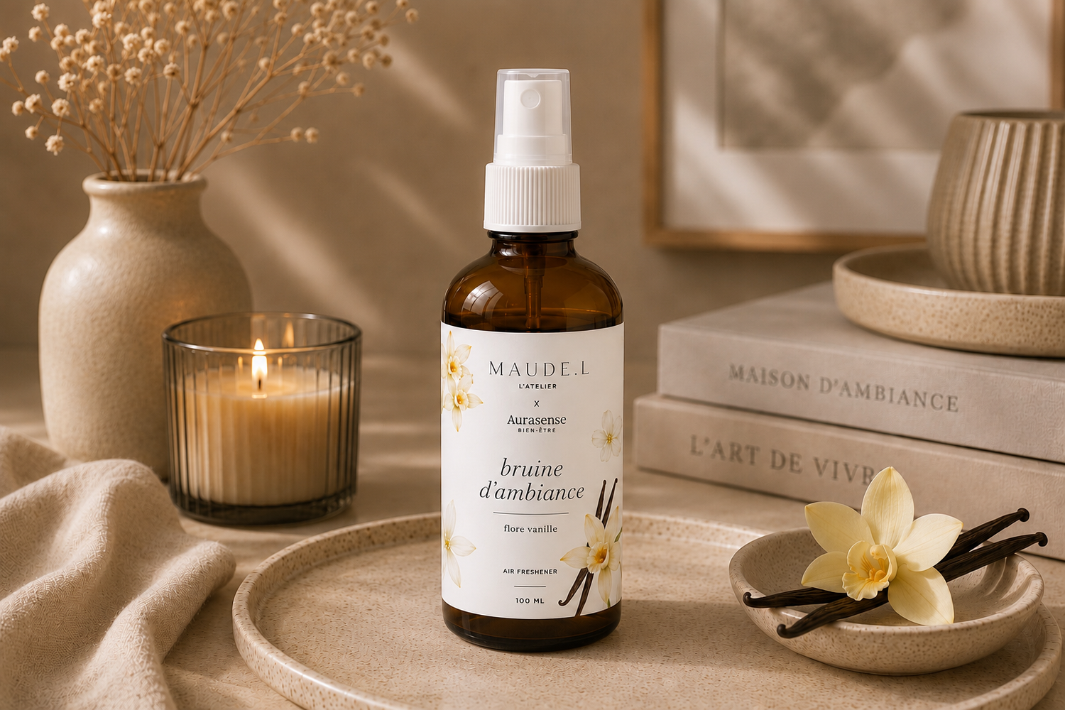 Bruine d'ambiance Maude.L l'atelier X Aurasense bien-être