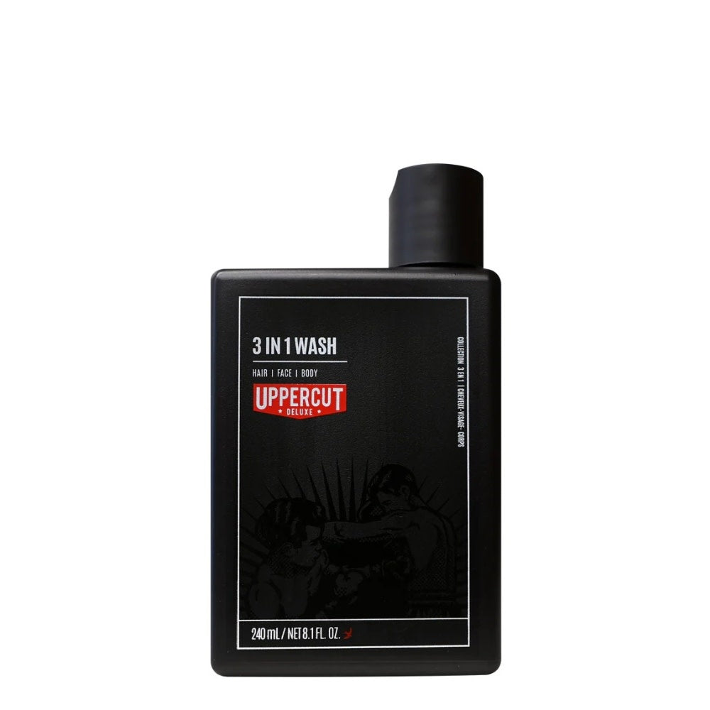 SHAMPOING 3 EN 1 8.1OZ UPPERCUT DELUXE